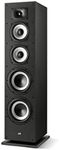 Polk Monitor XT70 Large Tower Speaker - Hi-Res Audio Certified, Dolby Atmos & DTS:X Compatible, 1" Tweeter, (2) 6.5" Dynamically Balanced Woofers, (2) 8" Passive Radiators (Single, Midnight Black)