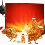 H&G lifestyles Chicken Coop Heater for Winter, Poultry Cozy Coop, Radiant Heater for Chick, Energy Efficient Design, Safer Than Heat Lamp, 120W