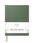 Rileys & Co. Green Blank Recipe Books to Write In | Recipe Book to Write in Your Own Recipes | Recipe Journal | Recipe Notebook | Blank Cookbook (8.5x11 in / 21.5 x 28 cm)