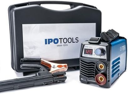 IPOTOOLS MMA-120S Posté a souder a l arc - poste a souder a larc DC MMA Inverter avec 120 A/Affichage Numérique / 230 V/Antistick/garantie de 7 ans