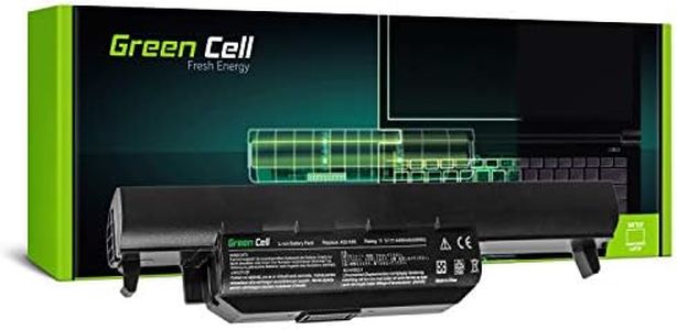 Green Cell Batterie A32-K55 A33-K55 A41-K55 pour ASUS R500V X55U X55A K55A K55VD R500 R400 X75V R700V R500VJ X75VB K55V R500N K55VJ R700 K75VJ R500VD K55VM X55VD X55C K75V X75SV (4400mAh 11.1V Noir)