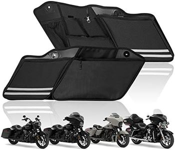 SUNPIE Saddle Bags Motorcycles Compatible with Street Glide Road King Road Glide Electra Glide 2024-2014, Motorcycle Luggage Saddlebag Liners Organizers 2 Packs