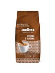 Lavazza Crema E Aroma Whole Bean Coffee Blend, Medium Roast, 1 kg Bag , Balanced medium roast with an intense, earthy flavor and long lasting crema, Non-GMO