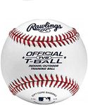 Rawlings | Official T-Balls | TVB | Youth/6u | 12 Count | Sponge Rubber Core | Indoor/Outdoor