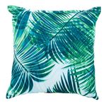 Gardenista Garden Outdoor Scatter Cushion | Patio Rattan Chair Patterned Furniture Pillow | Water Resistant | Hollowfibre Hypoallergenic Filled | 18" (46cm) (Botanical Vahinee)