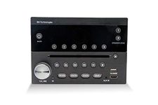 iRV Technology IRV31 Am/FM/CD/DVD Rv Radio Stereo 2 Zones Wallmount Receiver 2.1 Channels Surround, 5"