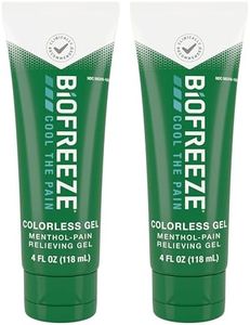 Biofreeze Gel Menthol Pain Relieving Colorless Gel 4 FL OZ Tube For Pain Relief Associated With Sore Muscles, Arthritis, Simple Backaches, And Joint Pain (Packaging May Vary)