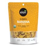 Elan Organic Banana Chips, 135g, Non-GMO, Vegan, Gluten-Free, Kosher, Sweetened with Organic Sugar, Crunchy Snacks, Sweet Snacks