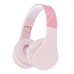 PowerLocus Bluetooth Headphones for Kids, Wireless Foldable Headphones Over Ear, Headphone with Microphone, 85DB Volume Limit, Wireless and Wired Headset with Micro SD, FM for Cellphones, Tablets, PC