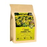 FullChea - Fennel Tea Bags, 30 Teabags, 4g/bag - Premium Whole Fennel Seeds - Non-GMO - Caffeine-free Herbal Tea