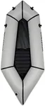 WONITAGO Packraft TPU Inflatable Travel Kayak with Soft Seat Lightweight Packrafts for Flat Water Rafting/Bicycle Drifting/Litewater Dinghy, 1 Person, 6.8Ft, White