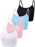 4 Pack Cropped Tank Tops for Women,