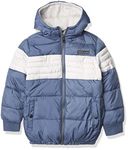 Perry Ellis Boys' Little Colorblock Puffer, VINTAGE INDIGO, 5