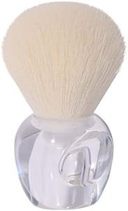 UNIMEIX Nail Dust Brush Round Head Nail Art Dust Powder Remover Cleaner Brush or Acrylic UV Gel Nail Arts Kabuki Nail Brushes For Cleaning (Transparent)