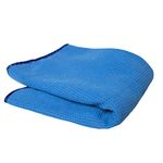 Chemical Guys MIC708 Waffle Weave Glass and Windor Microfiber Towel, Great for Cars, Trucks, SUVs, RVs & More, Blue (24"x16")