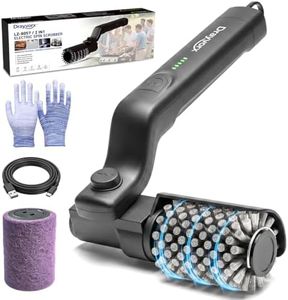 Electric Grill Brush, 20kg High Torque BBQ Cleaner with 3 Speed Modes, Reinforced Steel Bristle Scrubber, Type-C Rechargeable, Safe for Cast Iron & Porcelain Grates