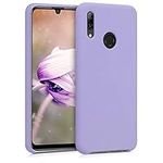 kwmobile Case Compatible with Huawei P Smart (2019) Case - TPU Silicone Phone Cover with Soft Finish - Lavender