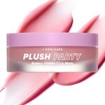 I DEW CARE Plush Party Lip Balm | Hydrating Overnight Lip Mask for Dry Lips with Shea Butter | Korean Skincare, Vegan, Cruelty-free, Gluten-free, Paraben-free