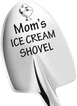 Funny Birthday Gift for Mom from Daughter Son, Mom’s Ice Cream Shovel Spoon, Unique Small Gift for Bonus Mom, Step Mom, Mama, Mommy or Women Christmas Mothers Day