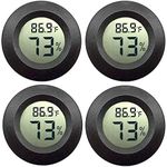 2 Pack Mini Digital Hygrometer Ther