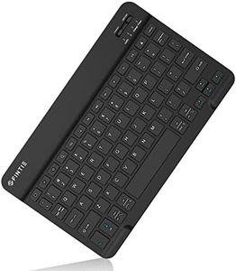 Fintie 10-Inch Ultrathin (4mm) Wireless Bluetooth Keyboard for iPad Samsung Tablet, iPhone Smartphone, iOS, Android Tablets Phone, Black