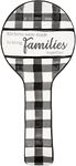 Pavilion Gift Company Pavilion-Kitchens were Made to Bring Families Together 8.75" Spoon Rest, Black