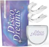 Disco Dreams 2 Pack Customizable Night Guard - Nighttime Relief from Teeth Grinding, at Home Fitting Experience for Nighttime Teeth Grinding & Clenching (Adult, Clear)