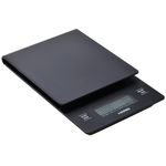 Hario V60 Drip Coffee Scale and Timer Pour-Over Scale Black (New Model)