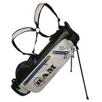 Ram Golf Waterproof Stand Carry Bag, 7.5", Grey/Black/Blue