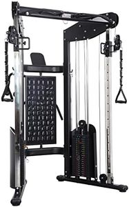 ALTAS Strength 3073 Function Home Gym Machine Pulley System Trainer Exercise Light Commercial Fitness Equipment 2000 Lbs Cable Included Accessories