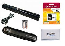 VuPoint Solutions PDS-ST415-VP Handheld Magic Wand Portable Scanner with Protective Carrying Case, 8GB Micro SD Card, and OCR Software, JPG/PDF, 900DPI, Color/Mono, for Document, Photo, Magazine, Book