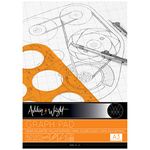 Ashton and Wright - A3 Grey-Grid Graph Pad - 80gsm Paper - 60 Sheets