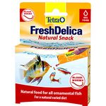 Tetra FreshDelica Bloodworms, Natural Fish Food for All Ornamental Fish, Jelly Treats, 16 x 3 g Sachets