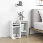 White Wooden Nightstands