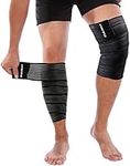 EULANT Knee Support Bandage/Calf Support Strap/Thigh Supports/Ankle Support Compression Wrap 1 Pair for Sports & Pain Relief, 180cm Length & High Elastic …