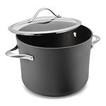 Calphalon Contemporary Hard-Anodized Aluminum Nonstick Cookware, Stock Pot, 8-Quart, Black