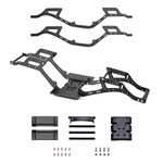 YFGXFXF RC Frame Chassis Kit, Carbon Fiber LCG Chassis Set, Cheater Rigs Frame Rails, Gen2 Lightweight Thickened for 1/10 RC Crawler Axial SCX10 I II Element Enduro (Gen2 LCG Chassis Kit)
