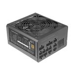 MARSGAMING MPB1000P, Modular ATX 3.0 Power Supply 1000W, 10 Years Warranty, 80Plus Gold, 140mm AI-RPM Fan, Japanese Capacitors, PCIe 5.0 and APFC Support, DC-DC and SMD Technology, Black