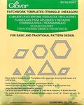 Clover Patchwork Templates Triangle/Hexagon, 1