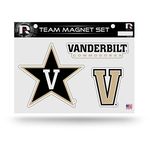 Rico NCAA Vanderbilt Commodores Team Magnet Set