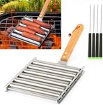 KAYCROWN Hot Dog Roller Stainless Steel Sausage Roller Rack (Medium)