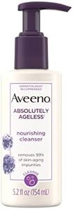 Aveeno Absolutely Ageless Nourishing Daily Facial Cleanser, Antioxidant-Rich Blackberry Extract, Non-Comedogenic Makeup-Removing Face Wash from Dermatologist-Recommended Brand, 5.2 fl. oz