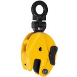 VEVOR 0.8T Plate Clamp 1763Lbs Plate Lifting Clamp Jaw Opening 0.6 inch Vertical Plate Clamp for Lifting and Transporting