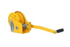 Precision Manual Hand Winch 250Kg with Automatic locking system - With crimping of 6mm 15 meter wire rope & hook