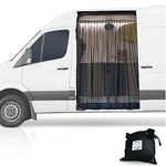 Living in a Bubble Van Bug Screen for Mercedes Sprinter Mid/High Roof, Volkswagen Crafter High & Super High Roof, and Renault Masterand. Sliding Door Flyscreen Mosquito Net, Center Magnetic Closure