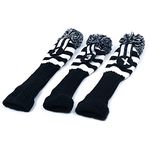 ANCLLO 3 Pack Golf Club Head Covers Fits Well Driver(460cc) Fairway The Perfect Change for Golf Bag