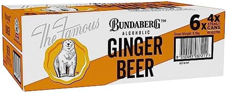 Bundaberg Alcoholic Ginger Beer Can 375 mL (case of 24)