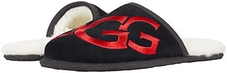 UGG Men's Scuff Logo Slipper, Black