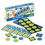 Learning Resources Giant Magnetic Ten-Frame Set, Classroom Math Set, Magnetic Whiteboard Set, Set of 4, Ages 5+