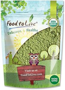 Food to Live Organic Kale Powder, 1 Pound Non-GMO, Made from Raw Dried Whole Leaves, Vegan, Kosher, Bulk, Great for Baking, Juices, Smoothies, Shakes,Tea, and Instant Breakfast Drinks